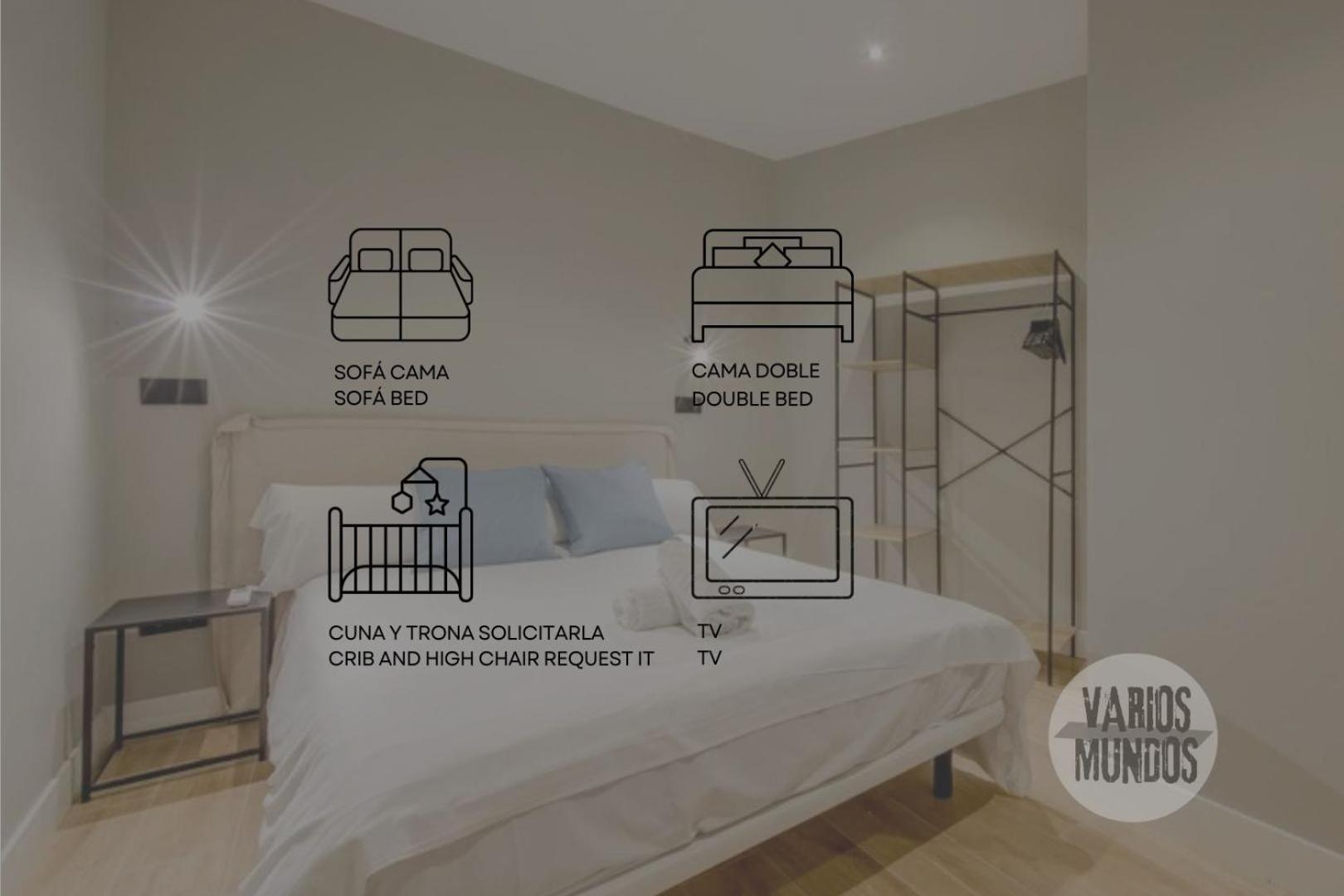 Urban And Central Apt 5Pax En Calle Silva-Gran Via E2 Madrid Bagian luar foto